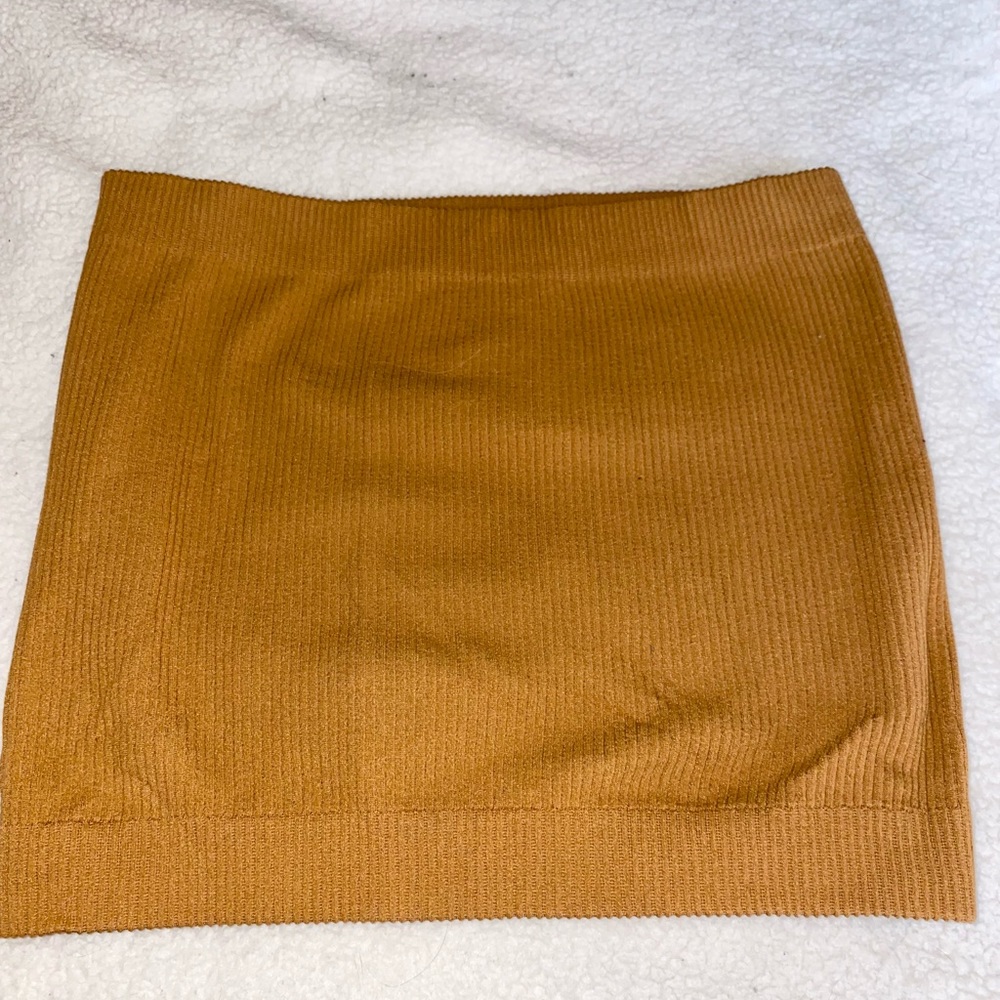 Brown tube top